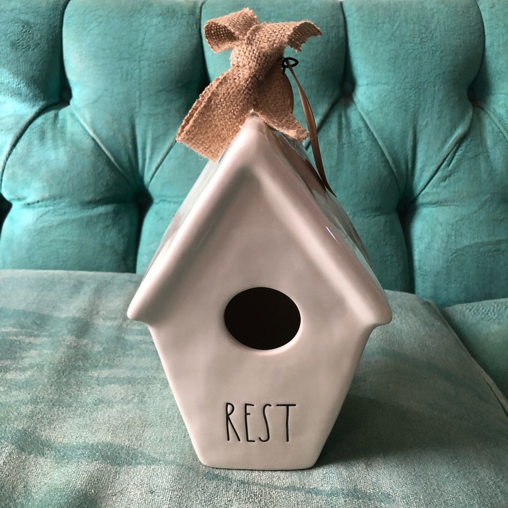 Rae Dunn rest birdhouse Nwt